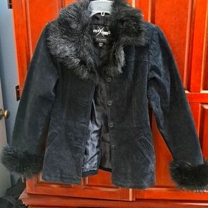 Black Wilson's suede women's  jacket